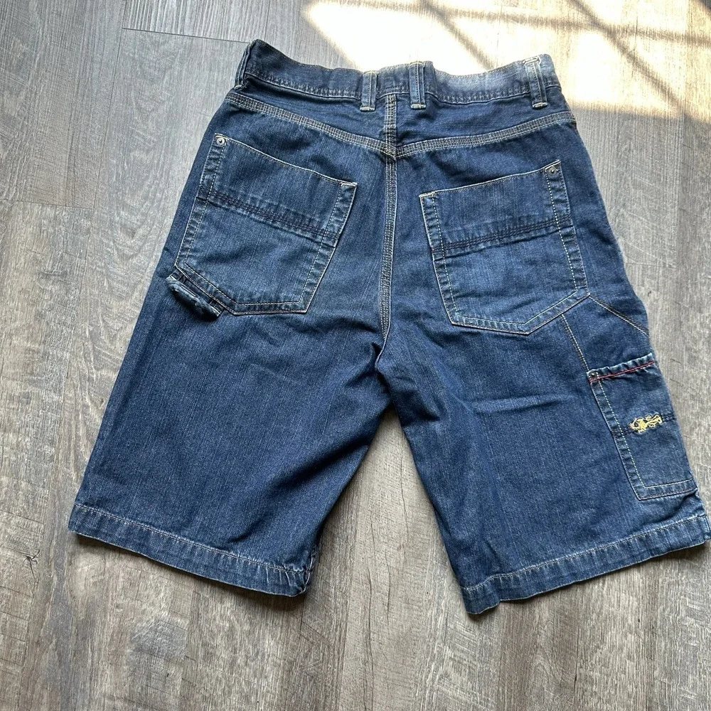Southpole Jorts Look Alike Tommy‎ Hilfiger Red Tab Y2K Grunge Carpenter Jeans 32